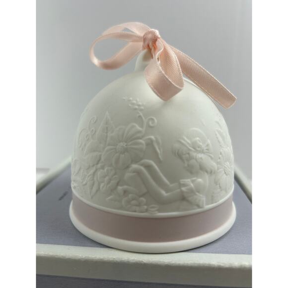 Lladró Collectors Society Spring Bell 1991 Porcelain Campana Primavera #7613 Box - Picture 7 of 12